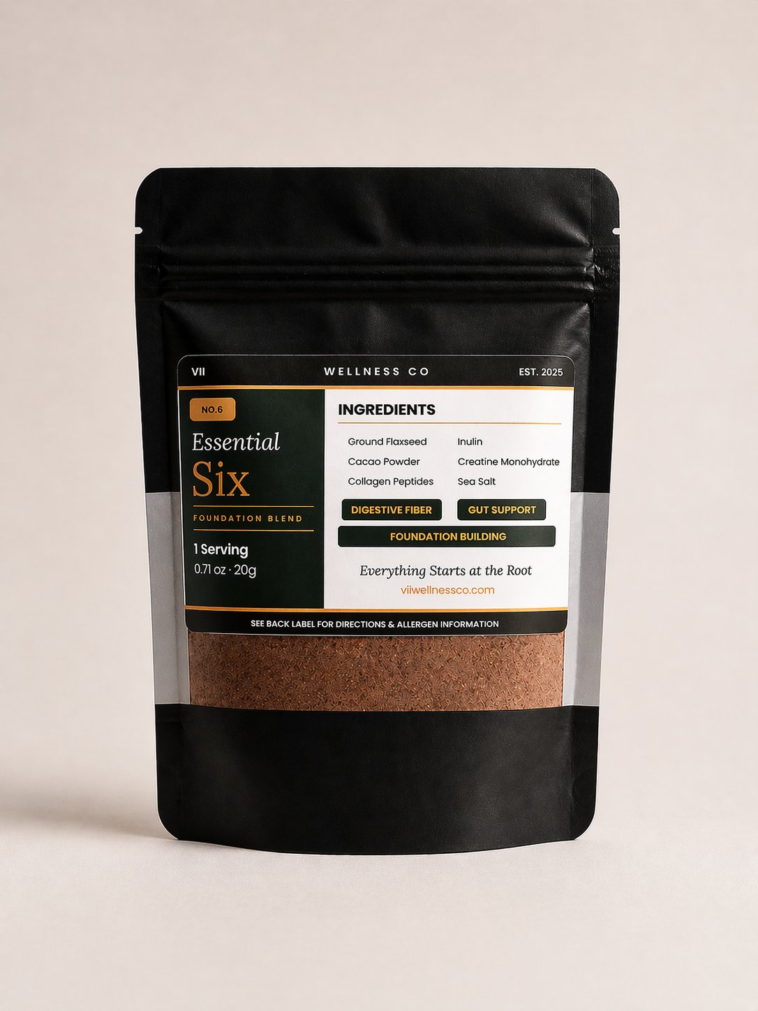 Essential Six Foundation Blend by VII Wellness Co.